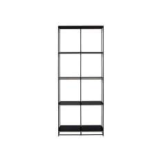 Ligne Roset La Bibliotheque Fil | Shelving Unit - H 170 1 Module Black Lacquer