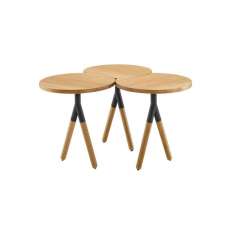 Ligne Roset Itisy | Low Table Natural-Finish Sawn Oak