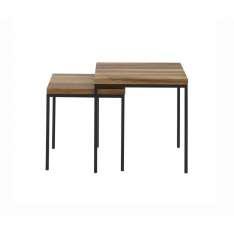 Ligne Roset Gaby | Low Table Large Black Solid Walnut
