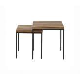 Ligne Roset Gaby | Low Table Large Black Solid Walnut