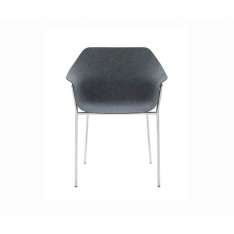 Ligne Roset Ettoriano | Carver Chair Chromed Metal Base