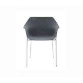 Ligne Roset Ettoriano | Carver Chair Chromed Metal Base