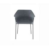 Ligne Roset Ettoriano | Carver Chair Anthracite Metal Base