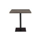 Ligne Roset Cumulo | Dining Table Adjustable Base Solid Grey Walnut