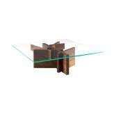 Ligne Roset Ashera | Square Occasional Table Solid American Walnut