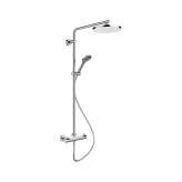 LAUFEN BATHROOMS Vivid | Thermostatic Showerstation with shelf