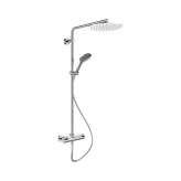 LAUFEN BATHROOMS Vivid | Thermostatic Showerstation with shelf