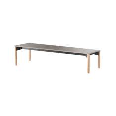 LAIK iLAIK bench 160 - graybeige/rounded/oak