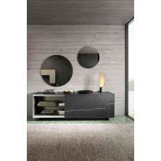 Lago Plenum Sideboard 0833 - Marquina matt XGlass