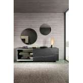 Lago Plenum Sideboard 0833 - Marquina matt XGlass