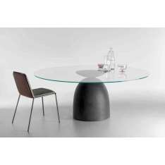 Lago Janeiro Table - Clear Glass