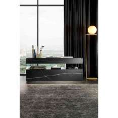 Lago Air X Glass Sideboard - 0862