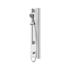 KWC Group AG F5S Mix shower panel made of MIRANIT with hand shower fitting