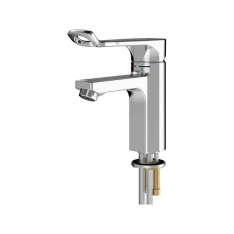 KWC Group AG F5L-Mix single-lever pillar mixer for accessible washing facilities