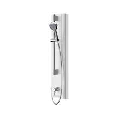 KWC Group AG F5L Mix shower panel made of MIRANIT with hand shower fitting