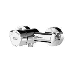KWC Group AG F3S-Mix self-closing wall-mounted mixer with hand shower connection