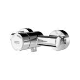 KWC Group AG F3S-Mix self-closing wall-mounted mixer with hand shower connection