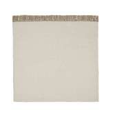 Kvadrat Kelim Cross Coloured Fringes - 0613