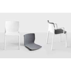 Kristalia LP Chair – Removable frontal upholstered