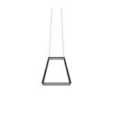 Koncept Z-Bar Pendant Rise Rectangle - Matte Black 16"