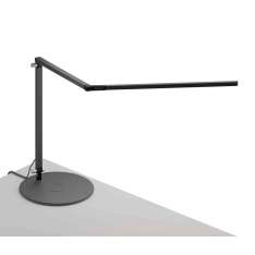 Koncept Z-Bar Desk Lamp with wireless charging Qi base, Metallic Black