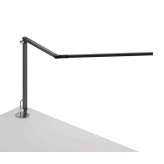 Koncept Z-Bar Desk Lamp with grommet mount, Metallic Black
