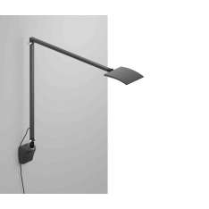 Koncept Mosso Pro Desk Lamp with wall mount, Metallic Black