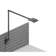 Koncept Mosso Pro Desk Lamp with slatwall mount, Metallic Black