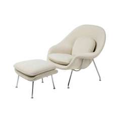 Knoll International Saarinen Womb Chair & Ottoman