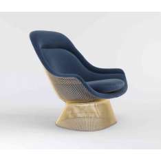 Knoll International Platner Easy Chair Gold