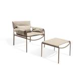KFF LOOP LOUNGE armchair with ottoman