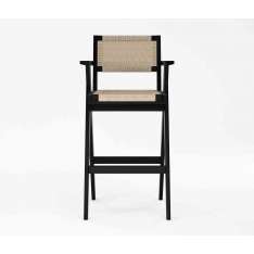Karpenter Tribute BAR STOOL W/ NATURAL PAPER CORD
