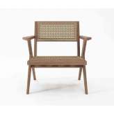 Karpenter Tribute EASY CHAIR W/ NATURAL WOVEN RATTAN