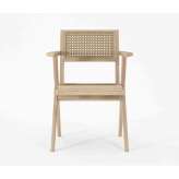 Karpenter Tribute ARM CHAIR W/ NATURAL WOVEN RATTAN