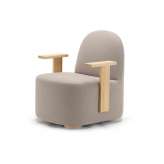 Karimoku New Standard Polar Lounge Chair S with Arms