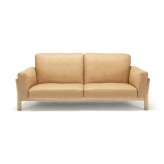 Karimoku New Standard Castor Sofa 3-Seater Leather