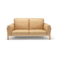 Karimoku New Standard Castor Sofa 2 Seater Leather