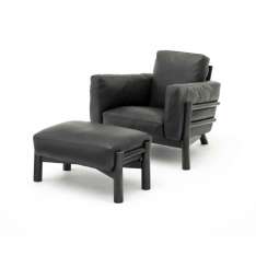 Karimoku New Standard Castor Sofa 1-Seater Leather