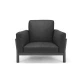 Karimoku New Standard Castor Sofa 1-Seater Leather