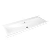 Kaldewei Silenio built-in double washbasin alpine white