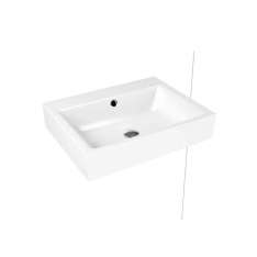Kaldewei Puro wall-hung washbasin alpine white