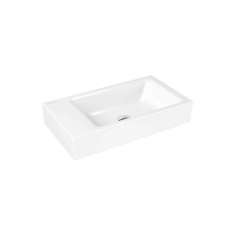 Kaldewei Puro wall-hung handbasin alpine white