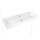 Kaldewei Puro wall-hung double washbasin alpine white