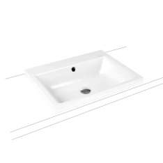 Kaldewei Puro inset countertop washbasin 40 mm alpine white