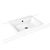 Kaldewei Puro inset countertop washbasin 40 mm alpine white