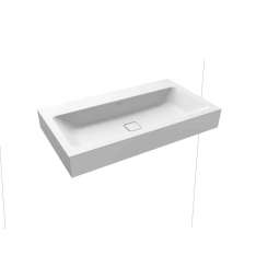 Kaldewei Cono wall-hung washbasin alpine white matt