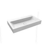 Kaldewei Cono wall-hung washbasin alpine white matt