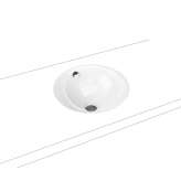 Kaldewei Classic undercounter washbasin alpine white