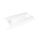 Kaldewei Centro inset countertop washbasin 40 mm alpine white