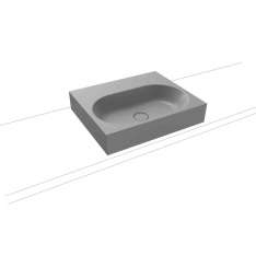Kaldewei Centro Countertop Washbasin 120mm cool grey 30